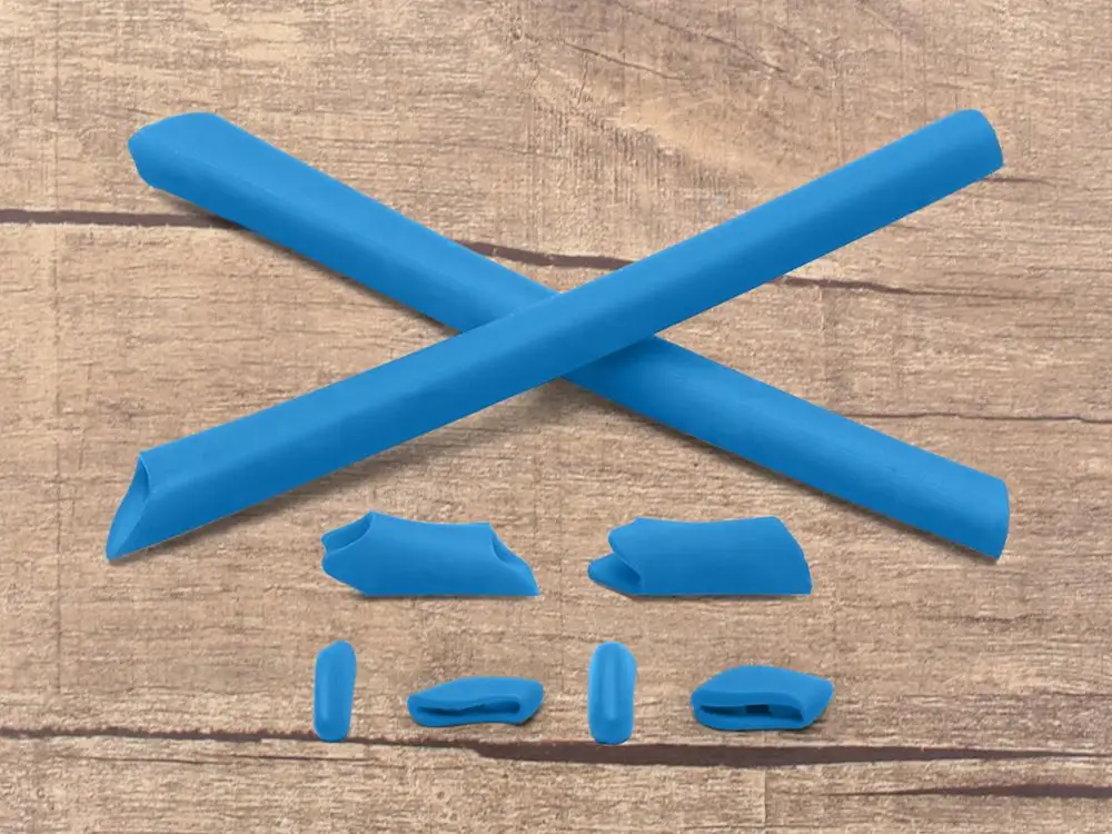 Blue Rubber Kit Vonxyz 20+ выбор цветов поляризованные Сменные линзы для-оправа половина куртки XLJ - Цвет линз: Blue Rubber Kit
