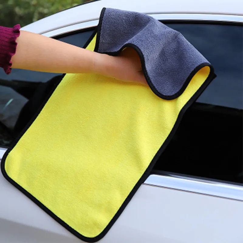 

Auto Coral Fleece Auto Poetslappen Super Absorberende Microfiber Schoonmaakdoekje Thuis Auto Wassen Reinigingsdoekjes