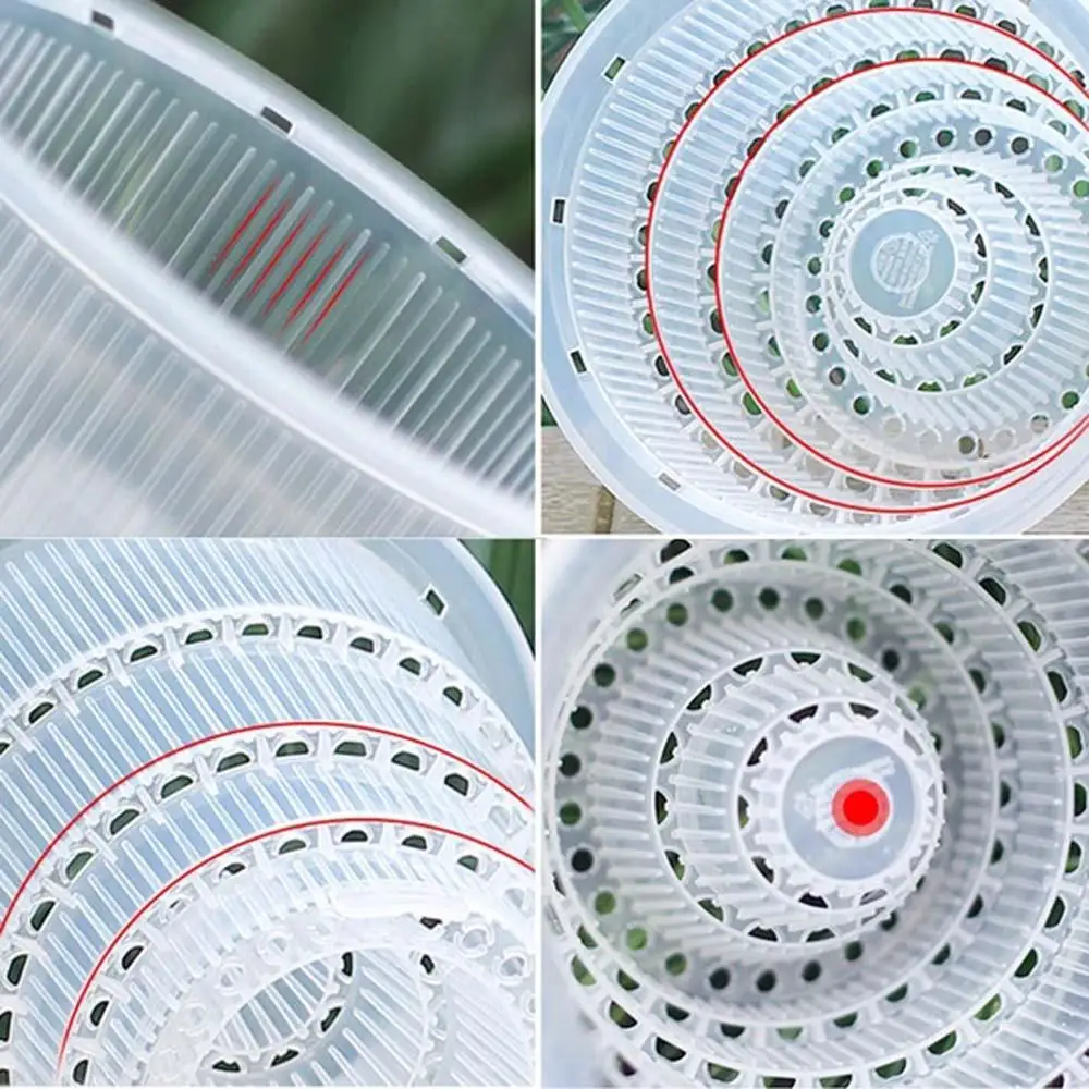 Цветочный горшок для суккулентов Прозрачный Орхидея специальный из дышащего