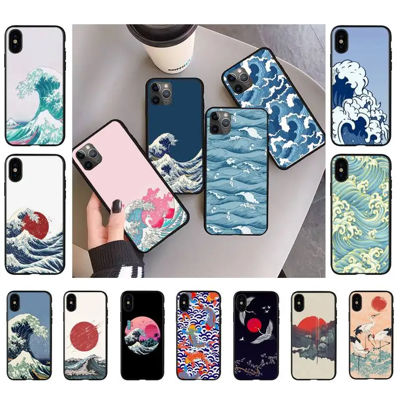 

Japanese style Phone Case For iPhone 11 8 7 6 6S Plus X XS MAX 5 5S se 2020 11 12pro max iphone xr Back Coque