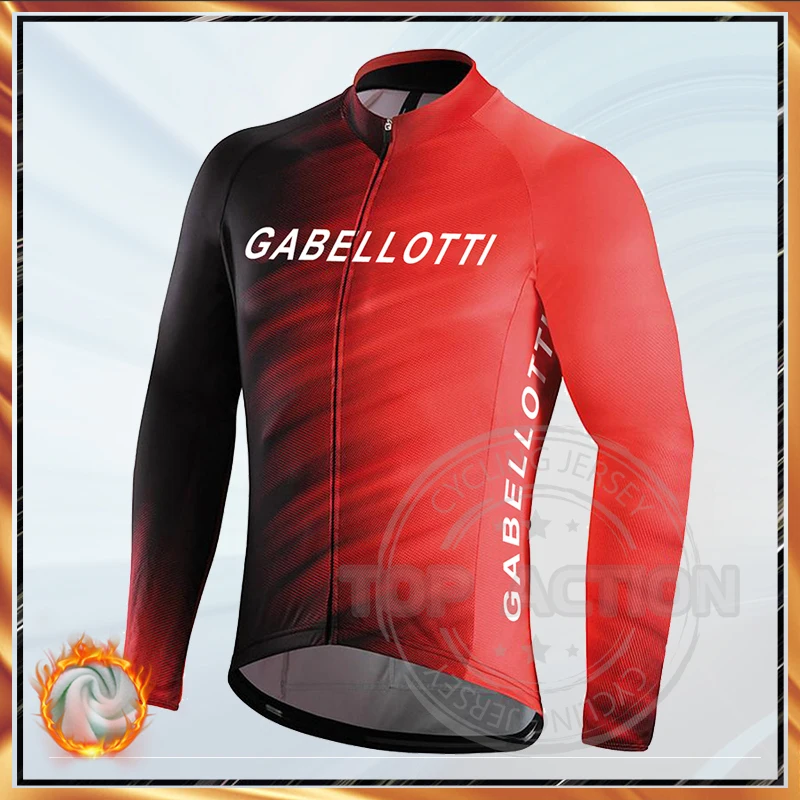 

Ropa Ciclismo Hombre Winter Thermal Fleece Team Cycling Clothes Men Jersey Sport Riding Bike MTB Clothing Warm Tops