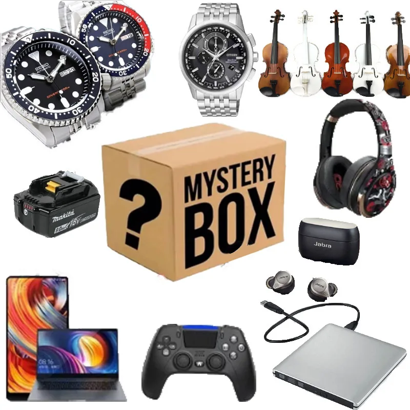 

Lucky Mystery Boxes,Mysterious Random Products,There is A Chance to Open:Such As Drones,Smart Watches,Gamepad,Anything Possible