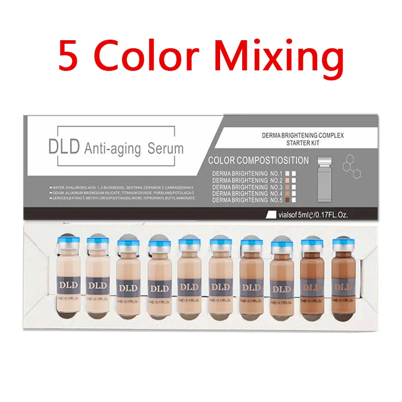 10pcs bb cream mix Корейская косметика, 5 мл, BB крем, светящийся аппарат, Meso, белая сыворотка, основа, красота, BB крем, машинка, ручка для BB сыворотки, против акне, против старения - Цвет: 10pcs bb cream mix