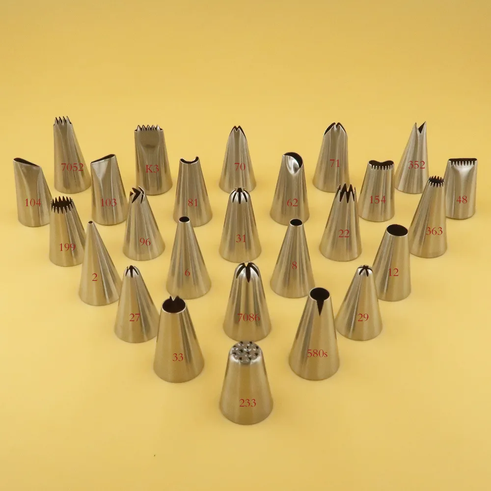 Нержавеющая сталь трубопроводы в коробке печенья торт Рот Набор 304 бесшовные