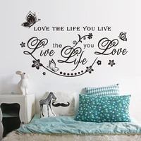tn english creative butterfly decorative painting pvc waterproof wall stickers for bedroom and living room home decor wallpaper