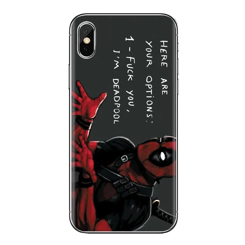 TPU Cases Marvel Avengers Superhero Deadpool For Huawei P Smart Y6 P8 P9 P10 Plus Nova P20 Lite Pro Mini 2017 SLA-L02 SLA-L22 2i |