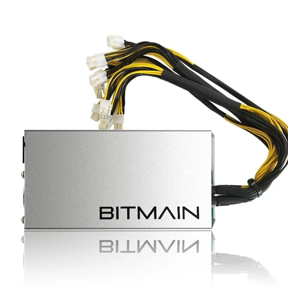 Блок питания 1200 Вт для ПК блок майнинга ATX APW3 1600 Antminer BTC Miner S7 S9 L3 A6 A7 ++ | Компьютеры и