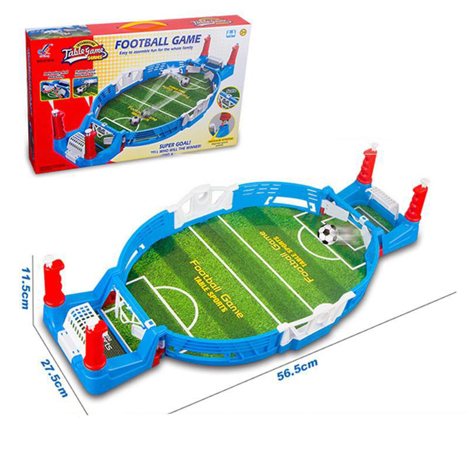 

Mini Table Top Football Field with Balls Home Match Game Board Football Battle Double for Kids Competitive Tabletop Soccer Toys