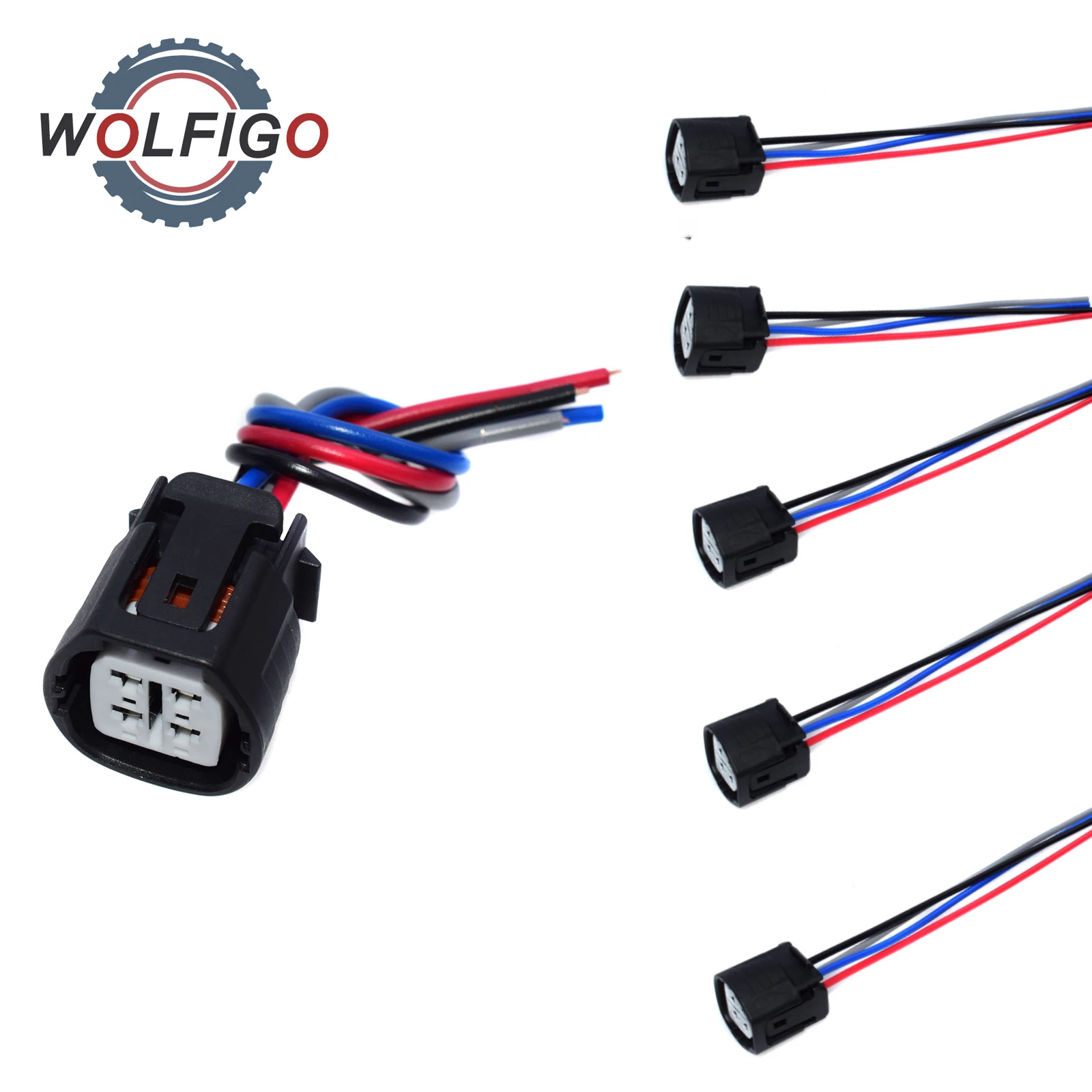 Штекер для ремонта генератора WOLFIGO шлейка с отрезом соединительный кабель Honda