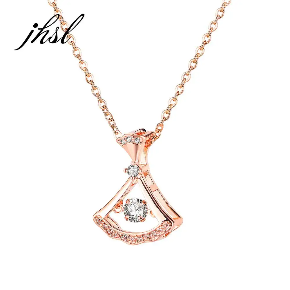 JHSL Женские Подвески Ожерелья модные ювелирные изделия дети девочка принцесса