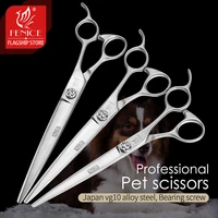 fenice 77 58 inch jp vg 10 steel dog grooming scissors bearing screw dog cutting scissors grooming shears tesoura tijeras