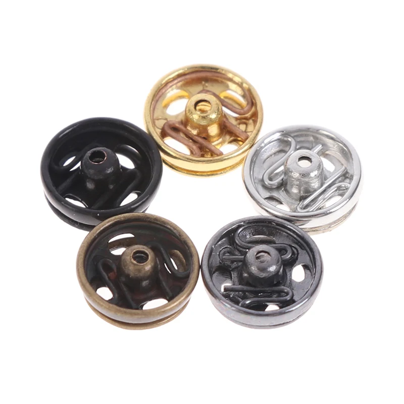 

24 Pcs Mini Button Buckle for 1/6 Doll DIY Doll Clothes Metal Buckle Invisible Snap Handmade Doll Clothing Sewing Accessories