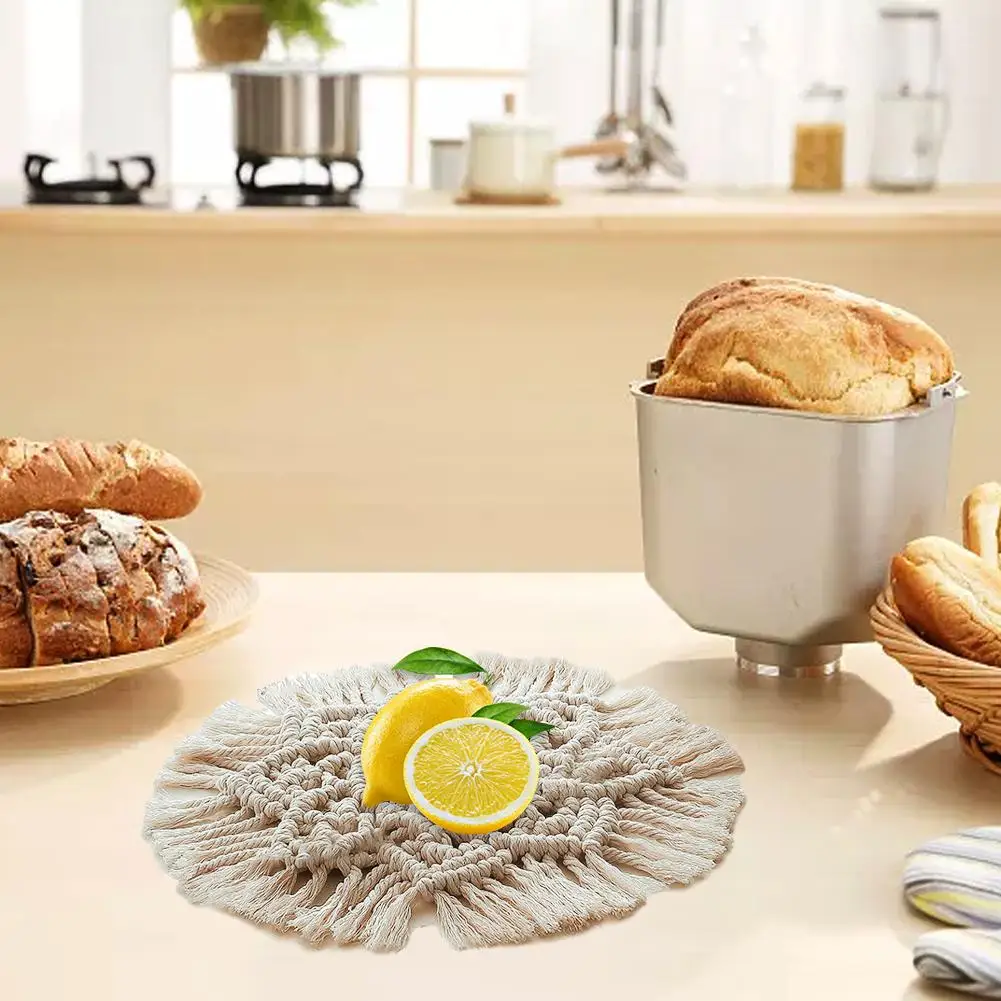 

Ins North Europe Coaster Boho Nonslip Sunflower Cup Mat Pad Heat Insulation Table Mat For Dining Room Home Decoration 2020 New