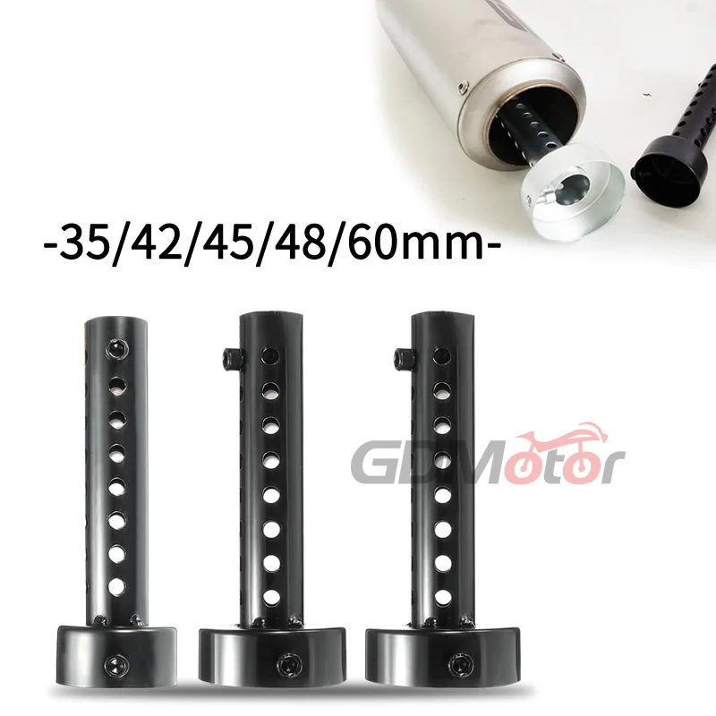 

Free Shipping Universal 35/42/45/48/60mm Motorcycle Exhaust Can Muffler DB Killer Removable Silencer Akrapovic Accessories
