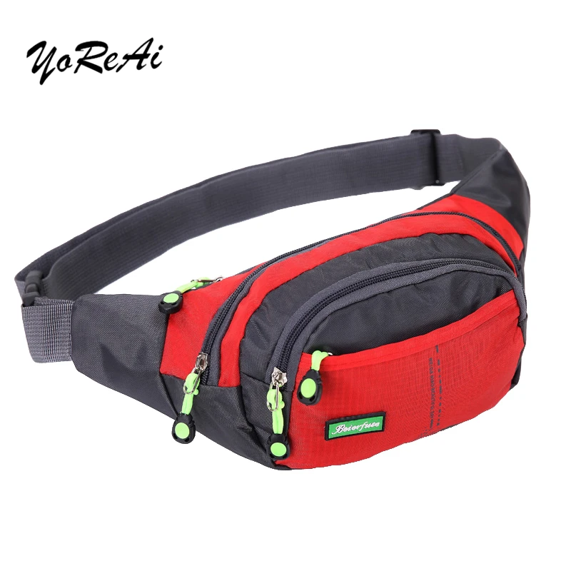 

YoReAi Travel Bum Bag Fanny Pack Waist Bag Zipped Outdoor Sports Shoulder Bag Pouch Men Women Waist Packs Ladies Waist Pack