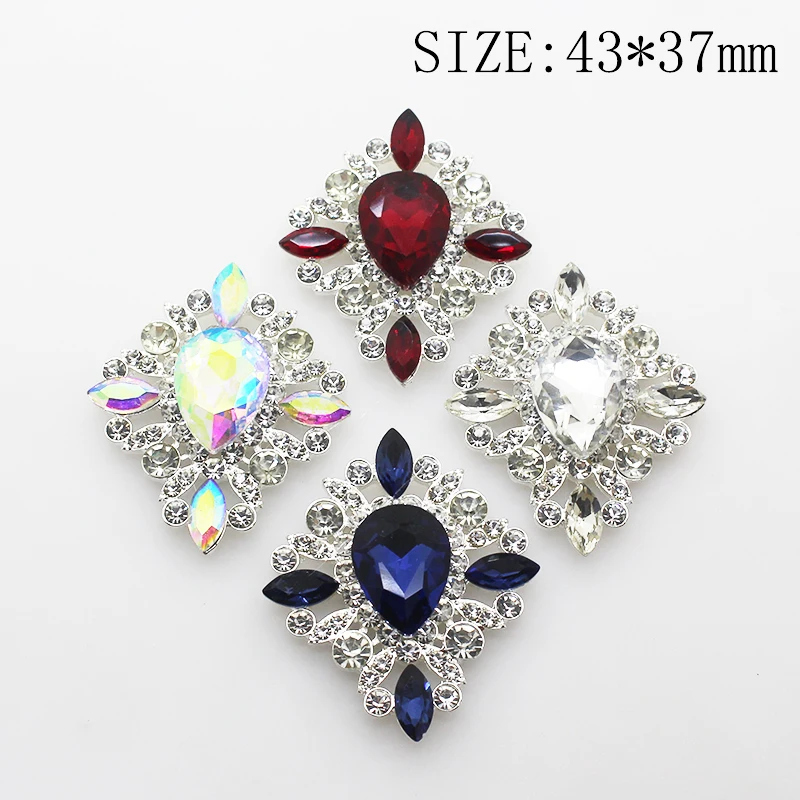 Лидер продаж модные пуговицы стразы из сплава 5 шт./компл. ручная строчка сделай
