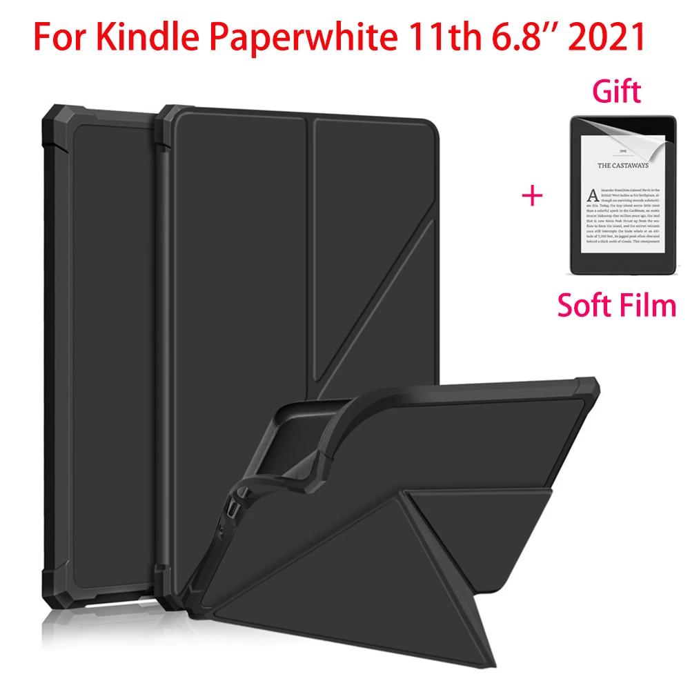 

Чехол для Kindle Paperwhite 5 2021 11-го поколения, многофункциональный чехол-подставка для электронной книги Kindle Paperwhite 11th + защита экрана