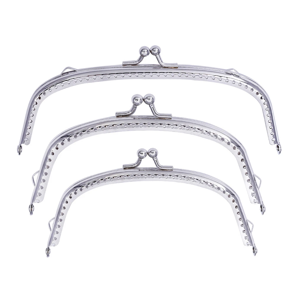 Модная женская ручка для сумочки металлическая рамка застежка поцелуй Арка