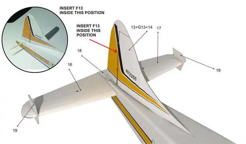 1:32 40 см DHC-2 Beaver Seaplane DIY 3D бумажная карточка модель Конструкторы строительные игрушки развивающие игрушки Военная Модель