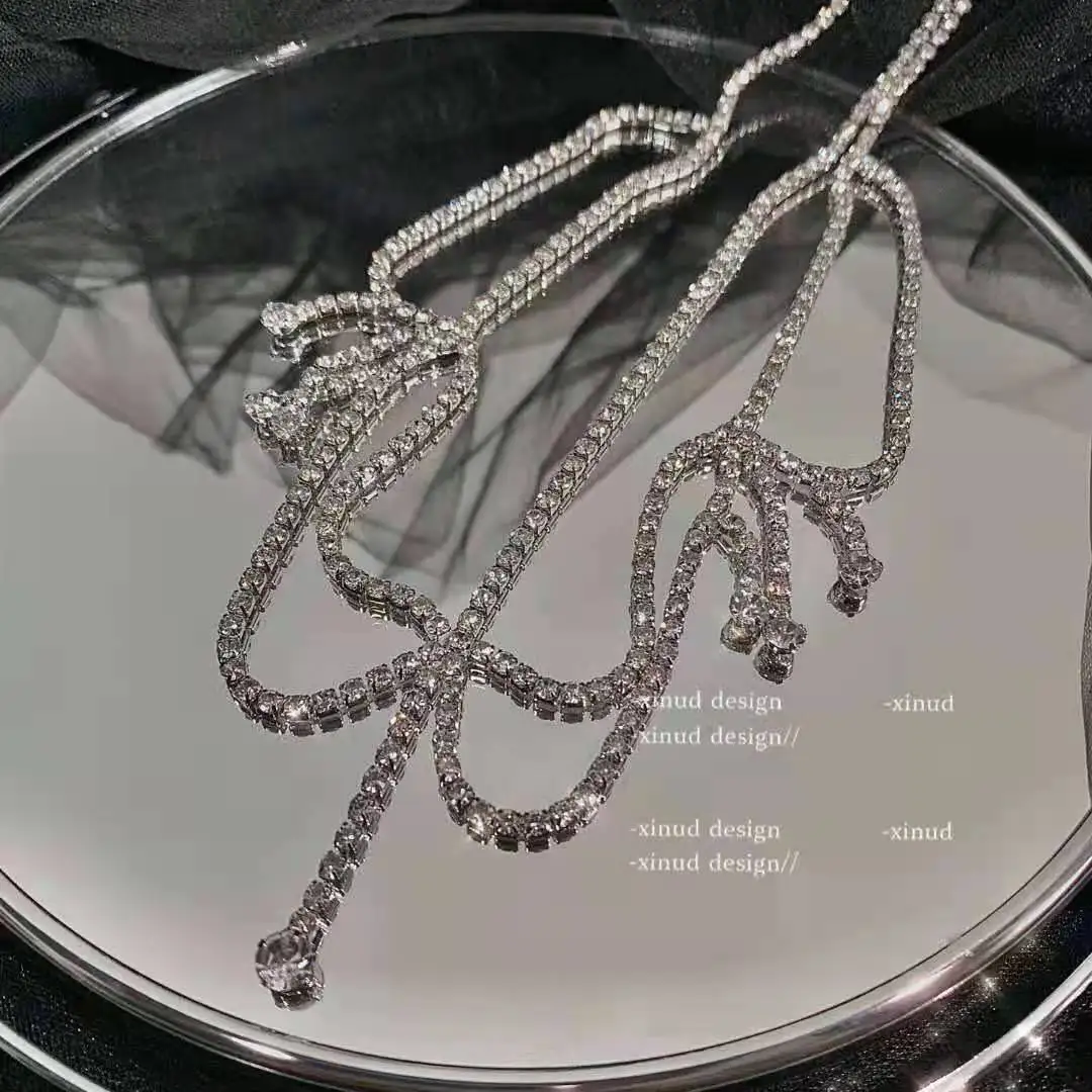 Блестящие стразы кисточки корона жемчужные бусины аксессуары для волос цепочка