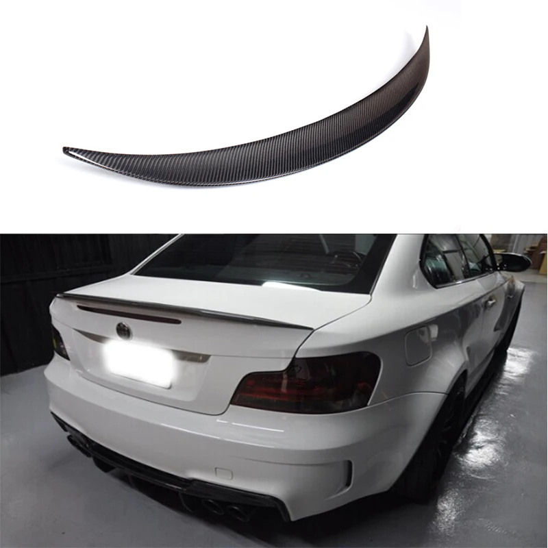 P Стиль карбоновый спойлер заднего багажника крыла для BMW E82 1 Series Coupe 2011 ~ 2013|wings