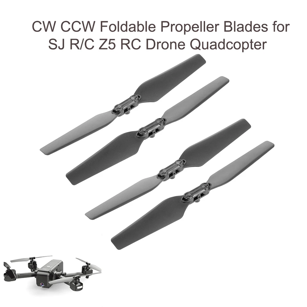 Складные Лопасти пропеллера CW CCW Для SJ R/C Z5 Wifi FPV дрона GPS RC квадрокоптера запасные