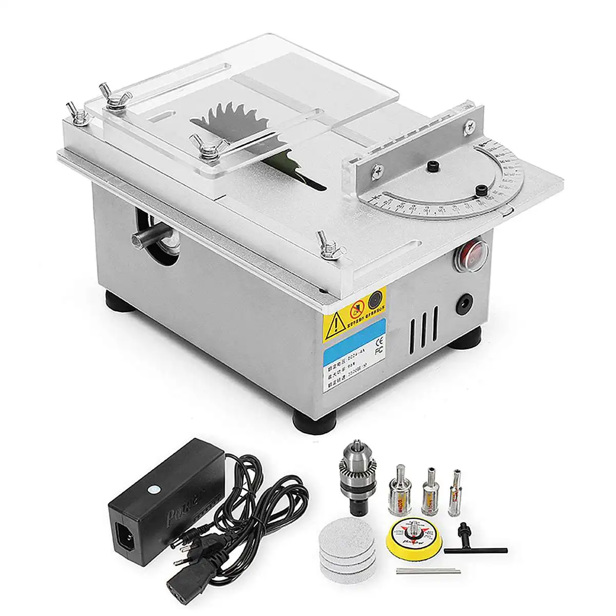 

Mini Table Saw Small Desktop Saw Woodworking Electric Bench Saw Handmade DIY Hobby Model Crafts Cutting Tool 775 Motor EU US