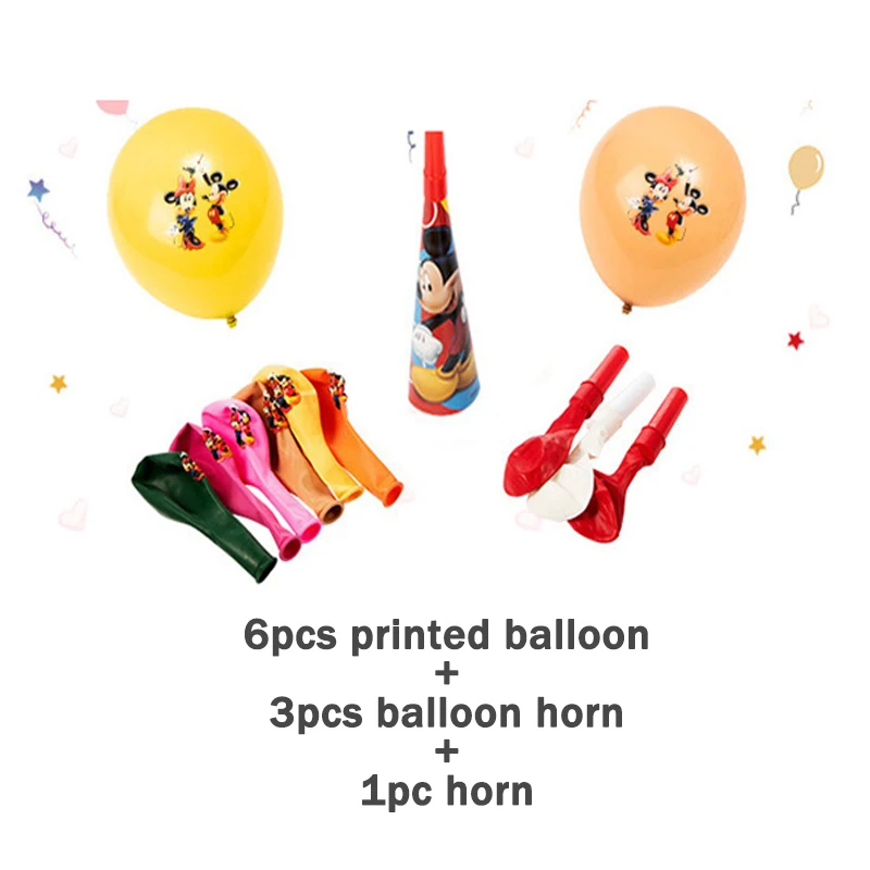Mickey Mouse Kids Birthday Cartoon Theme Tableware Party Supplies Festival Decoration Favors For Boys And Girls Baby Shower Hot