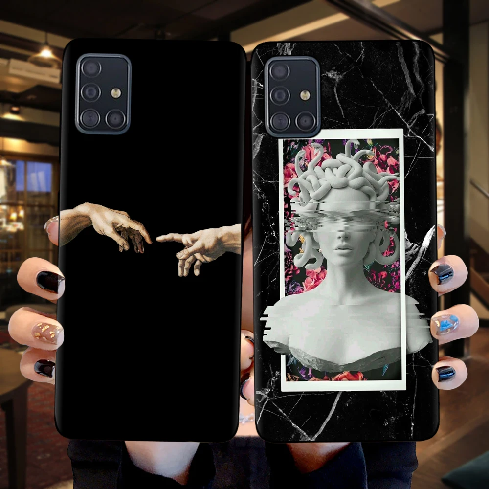 Мягкий чехол для Samsung A6 A8 Plus A7 A9 2018 Note 8 9 10 Lite Pro M11 M21 M31 M51 M30s M31s|Бамперы| |