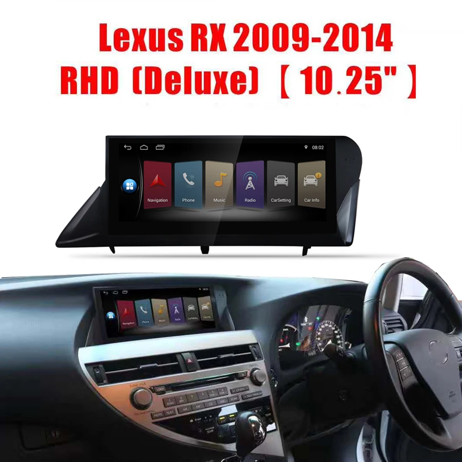 10 25 &quotIPS экран для Lexus RX270 RX android 9 0 GPS Видео рекордер rx350 мультимедиа 2009 2014 мышь