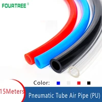 wholesale 15 meters pu high pressure pneumatic components hose od 46810121416mm pipe tube air pump trachea