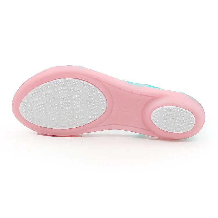 Сандалии желе женские пластиковые Повседневная пляжная обувь для студенток с