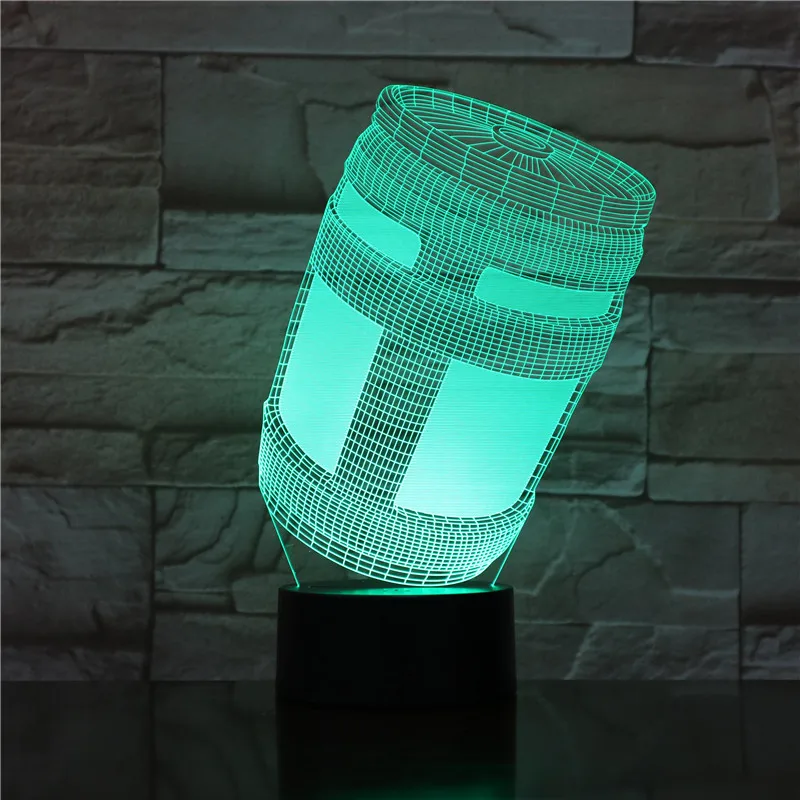 

Chug Jug 3D LED Lamp USB Night Lamp Customize Drop Shipping With All Shapes 7 Colors Decor Changes Light Show 1713