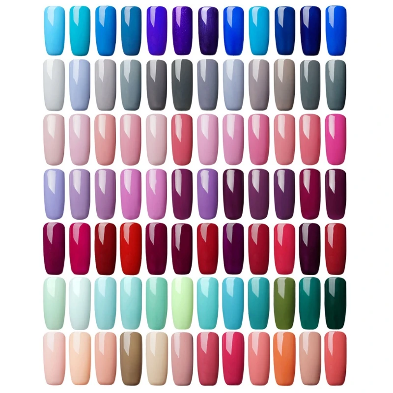 R3MF Комплект гель лаков для ногтей удаляющийся замачиванием 12 Цветов 7 мл Все
