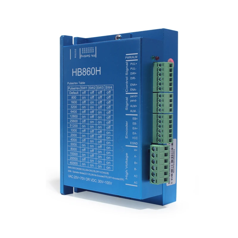 Драйвер шагового двигателя Nema 34 HB860H с замкнутой петлей гибридный