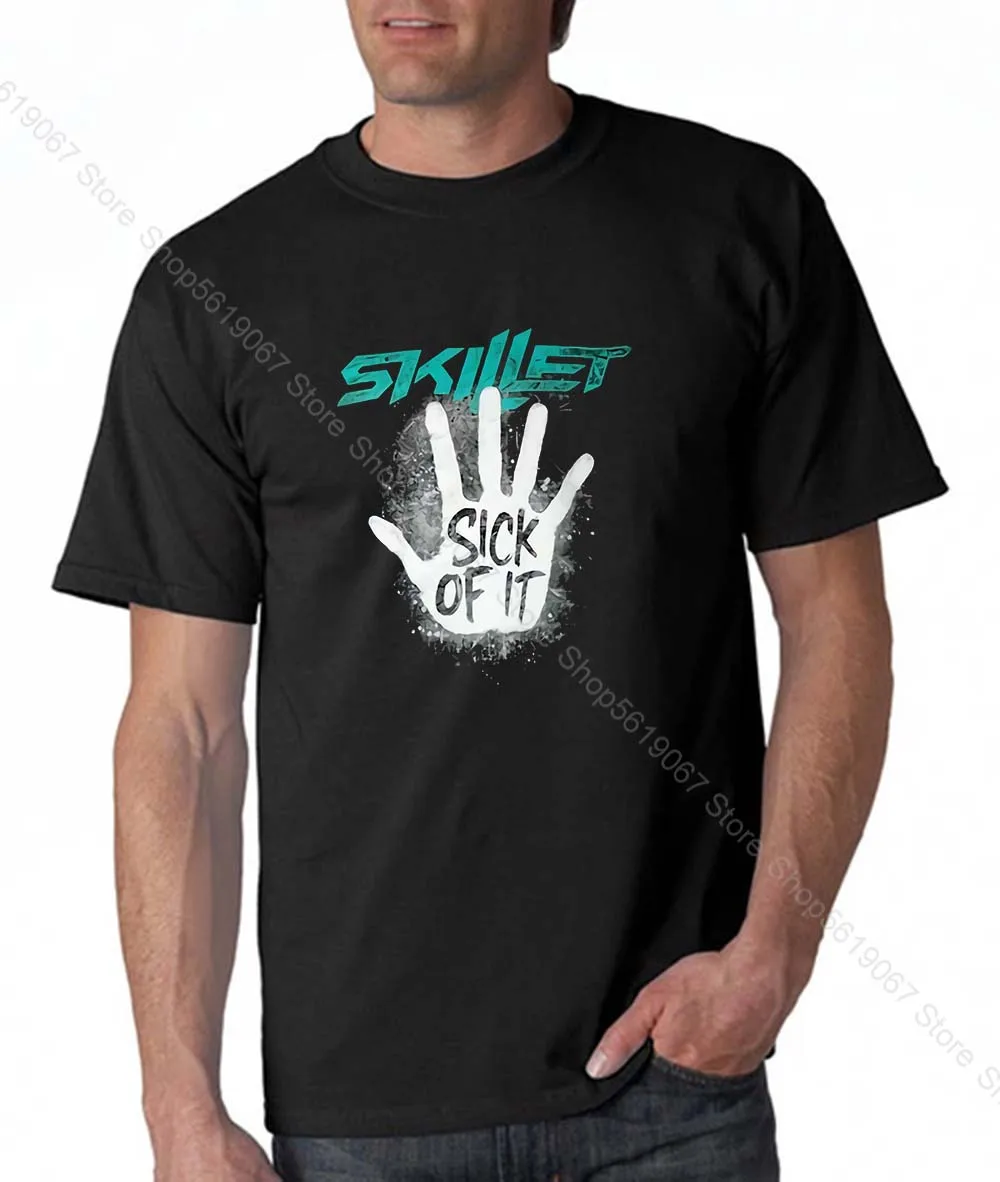 

Skillet Band одежда для дня рождения для подростков подарок на день отца летняя футболка Летняя Повседневная футболка для пар