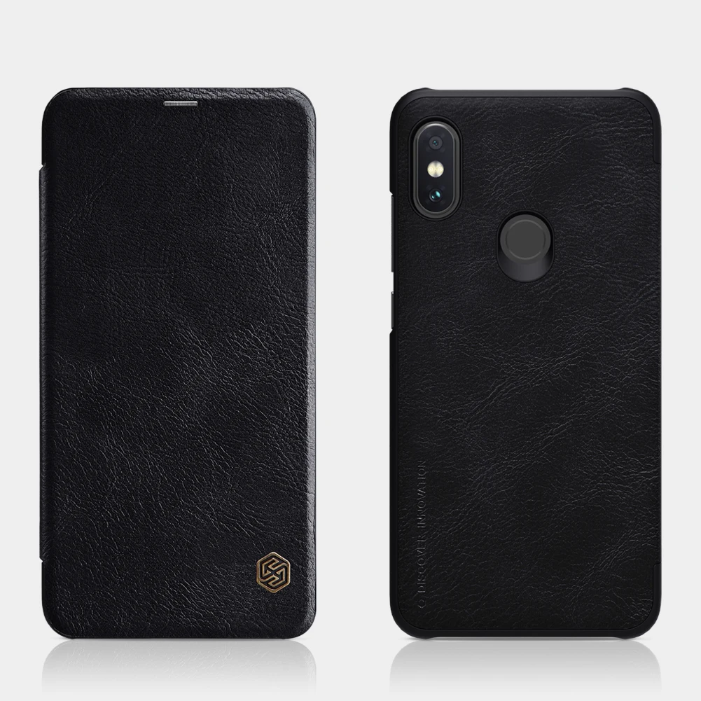 Для Xiaomi Redmi Note 6 Pro Чехол-книжка NILLKIN Qin кожаный чехол для Xiaomi Note 6 Pro global чехол-кошелек