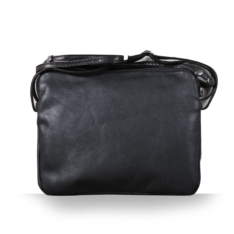 

Mini Messenger Bags Male Flad Bag First Layer Cow Leather Top-end Handmade 100%Cowhide Casual Men's Small Crossbody Shoulder Bag