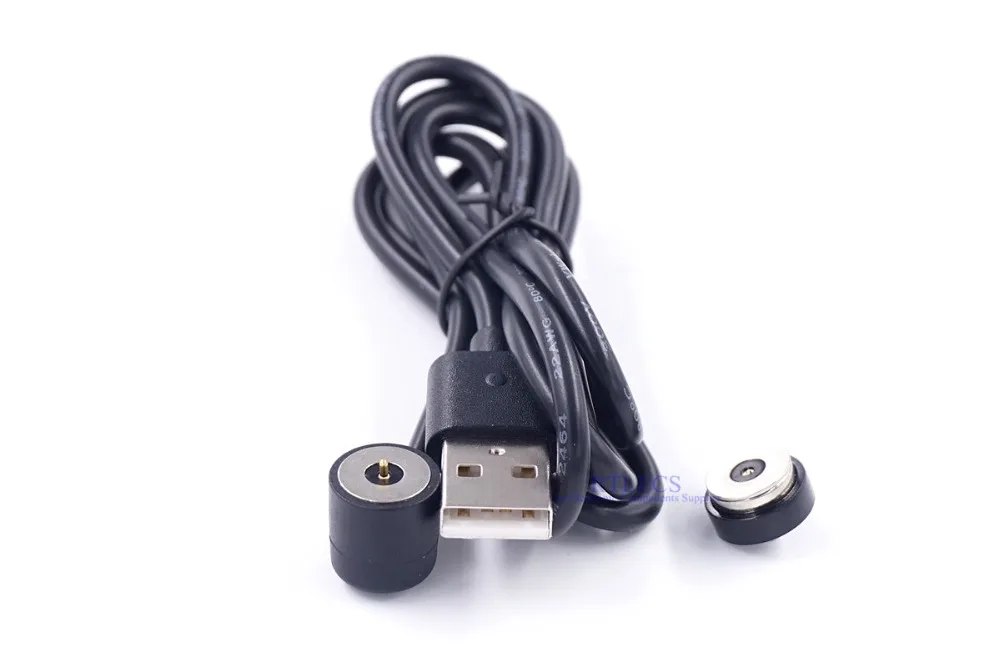1 комплект Магнитный пружинный контактный разъем Pogo для USB Мужской кабель для зарядки 1 метр плюс контактный штырь