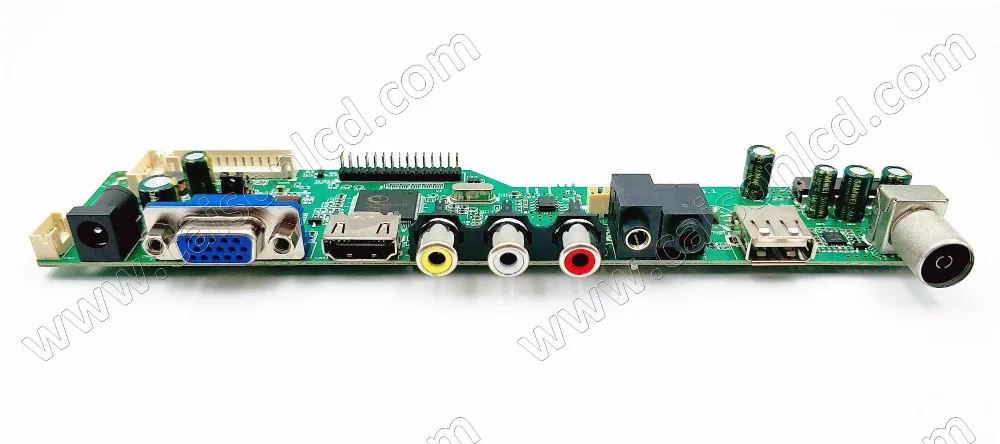 M6-V5.1 управляющая плата ЖК-телевизора поддерживает VGA AUDIO AV USB для ЖК-панели 19,5 дюймов 1600X900 LM195WD1-TLA1 TLC1 для ремонта.