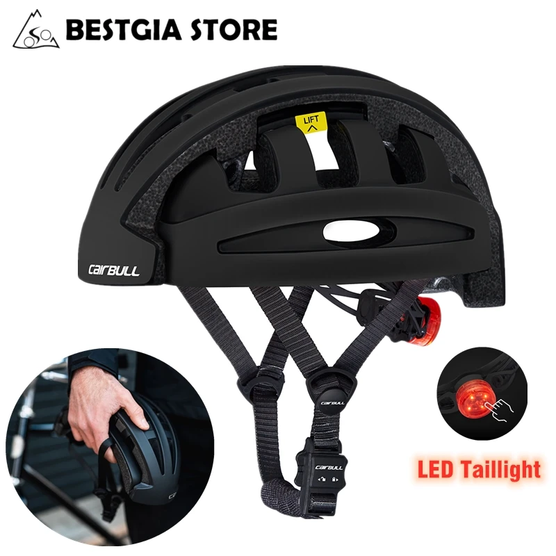 Складной велосипедный шлем с задним фонарем 2019|Велосипедный шлем| |