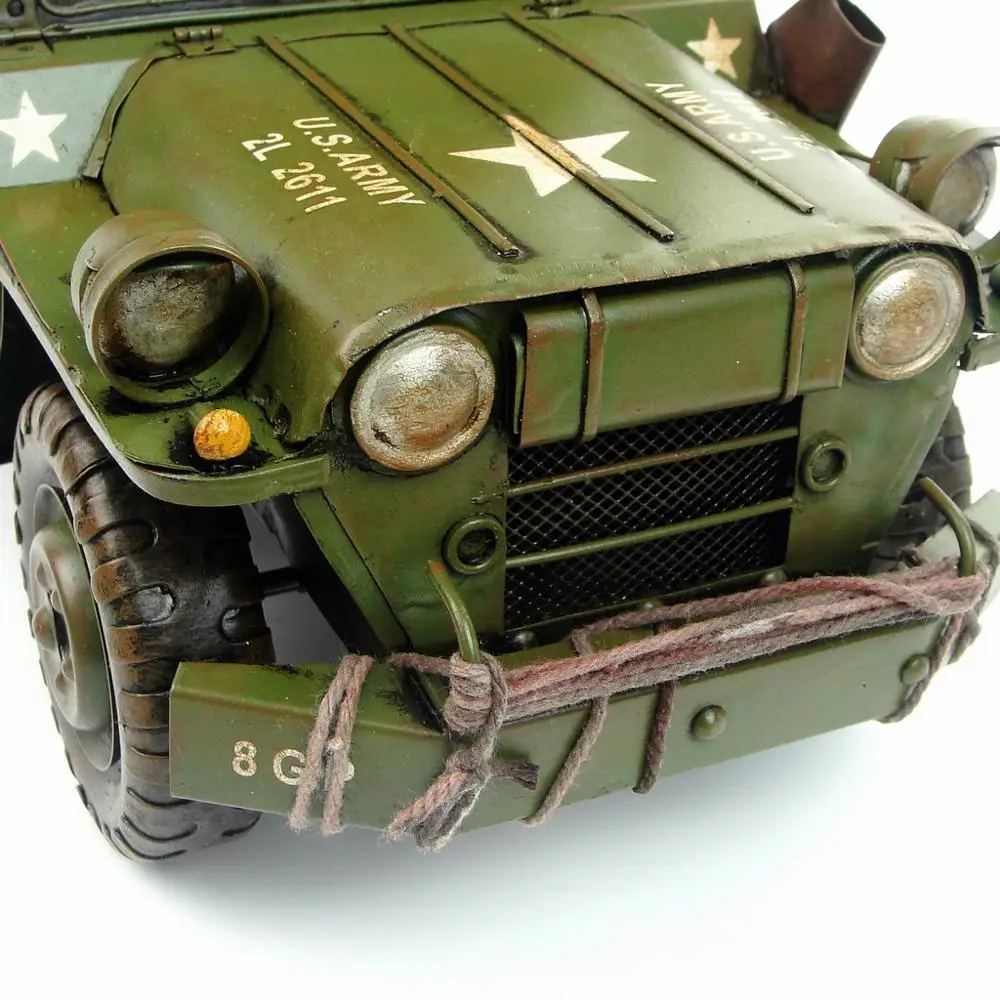 Ретро оловянный автомобиль модель 1940 ручная работа античный Железный подарок