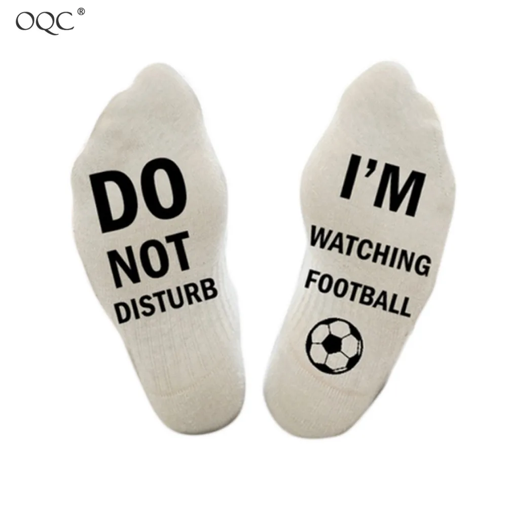 Повседневные эластичные удобные носки дышащие впитывающие пот с принтом букв