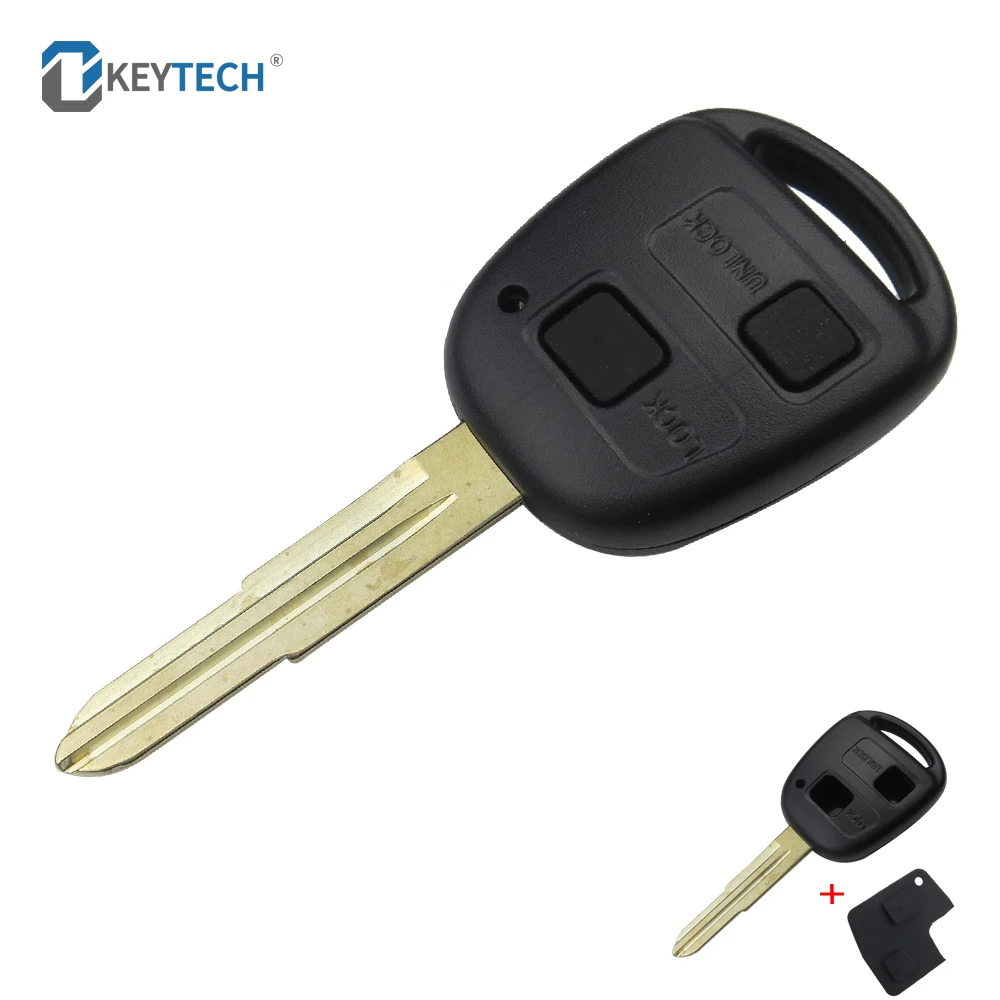 Сменный Чехол для автомобильного ключа с 2 кнопками Toyota Yaris Prado Tarago Camry Corolla TOY41R