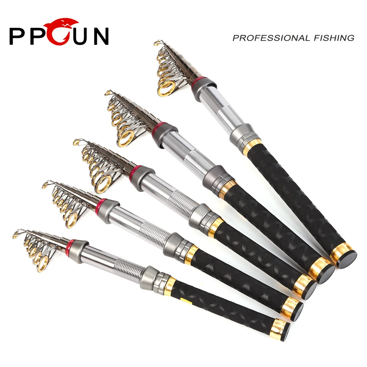 

PPGUN 1.3m-2.7m Fly Fishing Rod Luya Rod Short-section Mini Ocean Boat Fishing Rob Carbon Rock FishingWholesale Fishing Pole