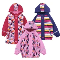 spring and autumn boys and girls children pu leather waterproof windproof and breathable outdoor plus velvet jacket raincoat po