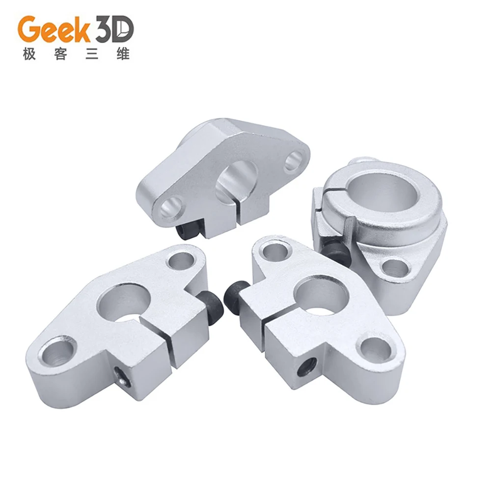 3D принтер SHF8 SHF10 SHF12 SHF16 Опора стержня подшипника для 8 мм 10 12 16 круглый прямой