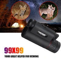 99x99 hd zoom bak4 monoculars telescope night vision led flashlightlaser case for military hunting