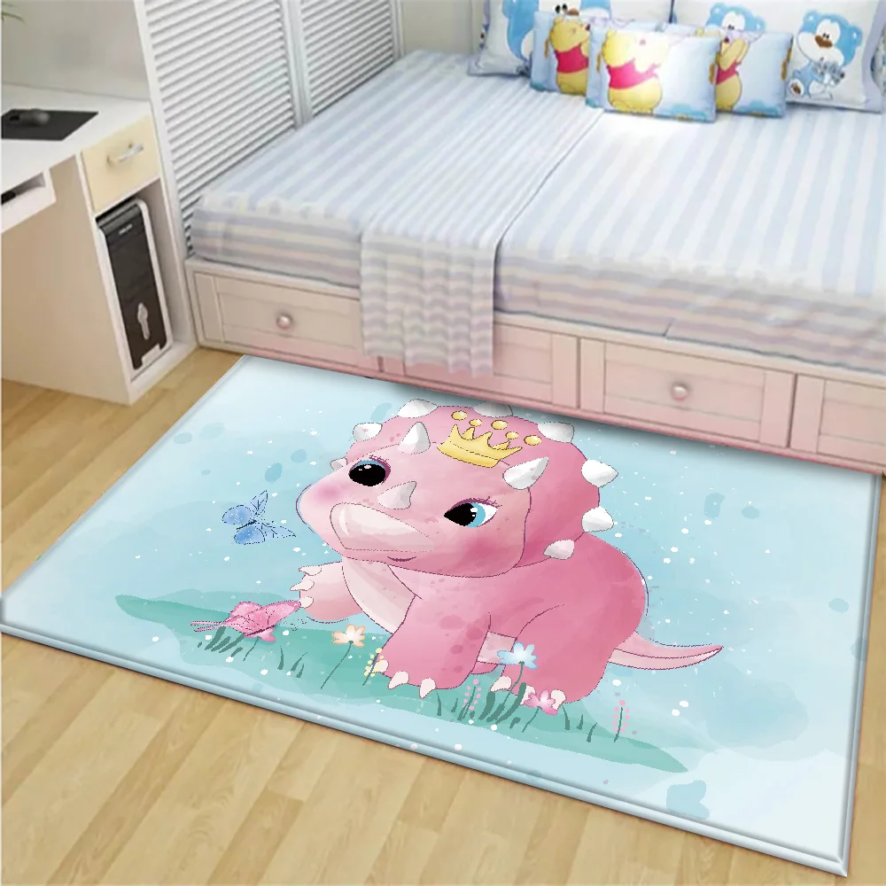 

Tapetes De Sala 2022 Top Brand Non-Slip Children Flannel Carpet Baby Play Mat Animal Pattern Kid Comfortable Rectangle Tapis