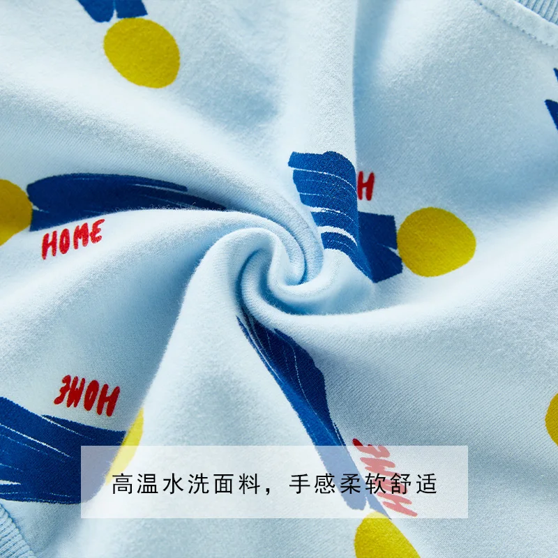 

Kids Sweatshirt Brand New Autumn Winter Boys Girls Clothes Print Stitch Hooded Coat 3-8t Baby Children Windproof Cotton Outwear